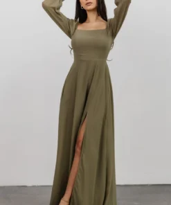 BB Custom Dresses Giselle Maxi Dress | Dusty Olive 21 BB Custom Dresses Giselle Maxi Dress | Dusty Olive