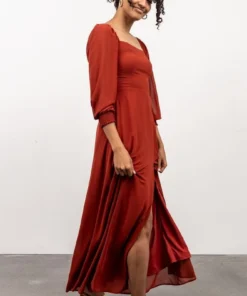 BB Custom Giselle Maxi Dress | Rust