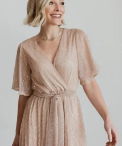 BB Custom Dresses Grace Sparkle Gown | Champagne