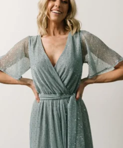 BB Custom Dresses Grace Sparkle Gown | Dusty Blue 12 BB Custom Dresses Grace Sparkle Gown | Dusty Blue