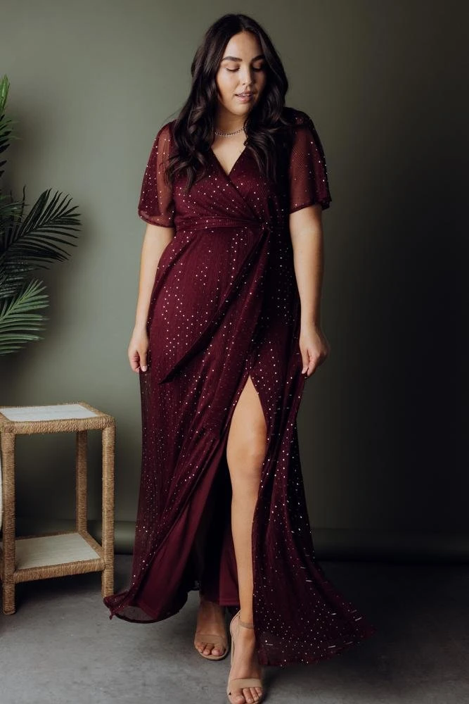 BB Custom Dresses Grace Sparkle Gown | Mulberry 5 BB Custom Dresses Grace Sparkle Gown | Mulberry