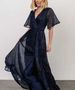 BB Custom Dresses Grace Sparkle Gown | Navy 18 BB Custom Dresses Grace Sparkle Gown | Navy