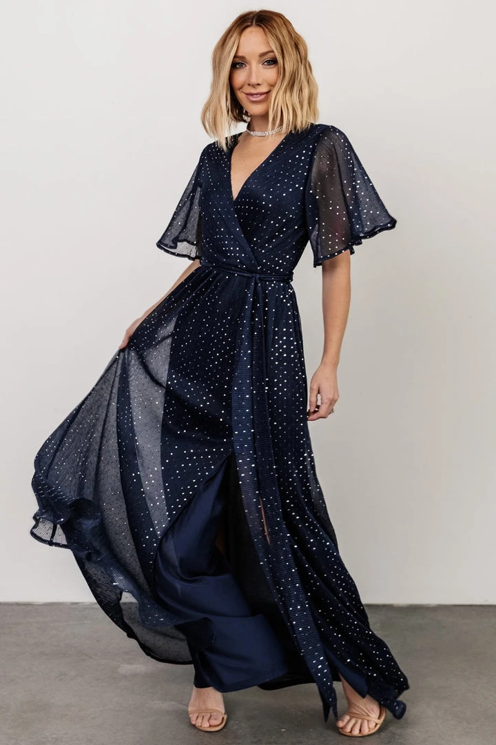 BB Custom Dresses Grace Sparkle Gown | Navy 9 BB Custom Dresses Grace Sparkle Gown | Navy