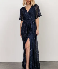 BB Custom Dresses Grace Sparkle Gown | Navy 19 BB Custom Dresses Grace Sparkle Gown | Navy