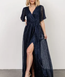 BB Custom Dresses Grace Sparkle Gown | Navy 13 BB Custom Dresses Grace Sparkle Gown | Navy