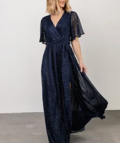 BB Custom Dresses Grace Sparkle Gown | Navy 14 BB Custom Dresses Grace Sparkle Gown | Navy