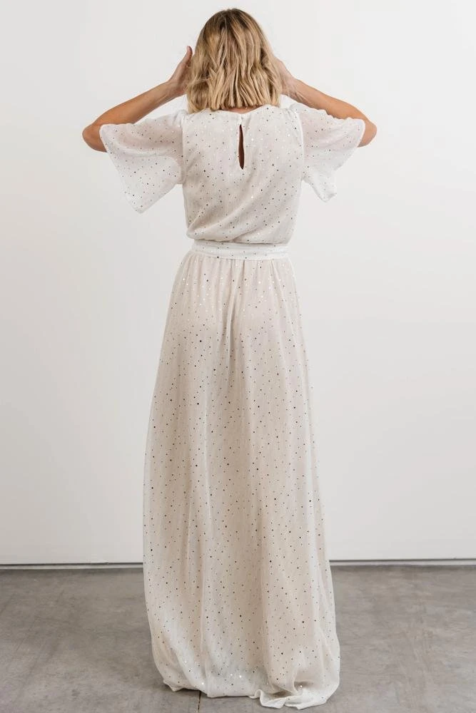 BB Custom Grace Sparkle Gown | White 5 BB Custom Grace Sparkle Gown | White