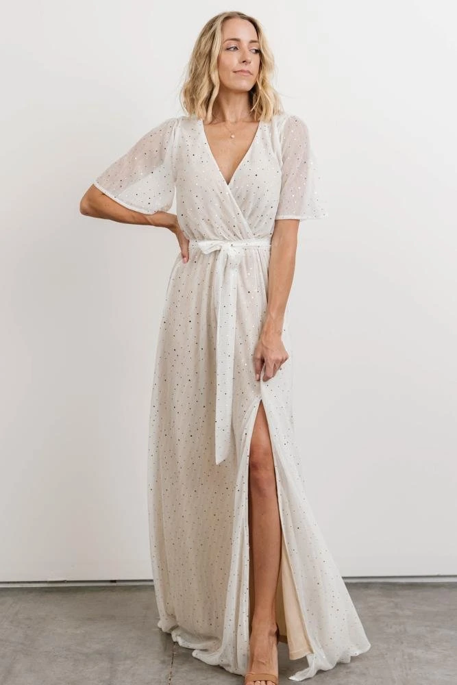 BB Custom Grace Sparkle Gown | White 1 BB Custom Grace Sparkle Gown | White