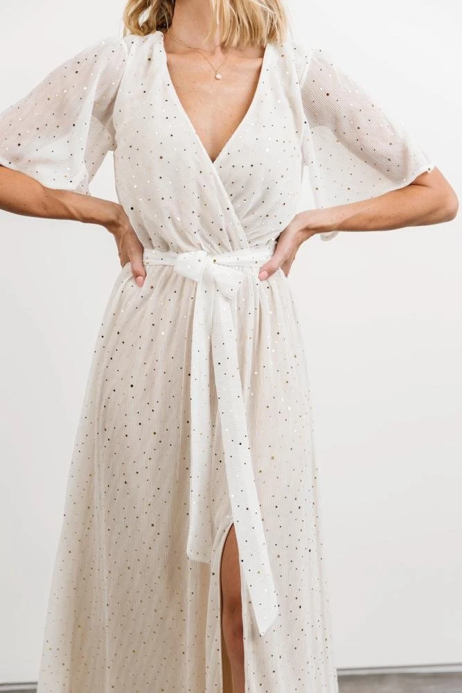 BB Custom Grace Sparkle Gown | White 2 BB Custom Grace Sparkle Gown | White