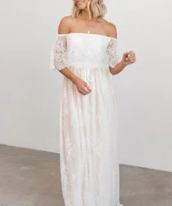 BB Custom Guinevere Lace Maxi Dress | Off White Dresses 25 BB Custom Guinevere Lace Maxi Dress | Off White Dresses