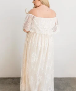 BB Custom Guinevere Lace Maxi Dress | Off White Dresses 21 BB Custom Guinevere Lace Maxi Dress | Off White Dresses