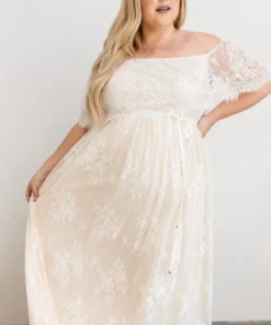 BB Custom Guinevere Lace Maxi Dress | Off White Dresses 20 BB Custom Guinevere Lace Maxi Dress | Off White Dresses