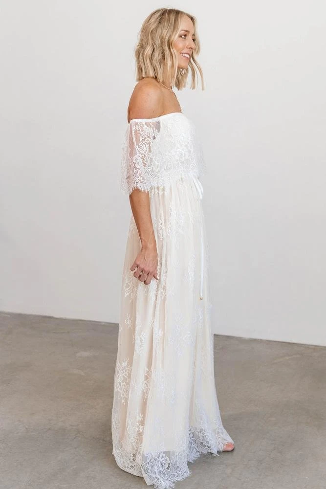 BB Custom Guinevere Lace Maxi Dress | Off White Dresses 13 BB Custom Guinevere Lace Maxi Dress | Off White Dresses