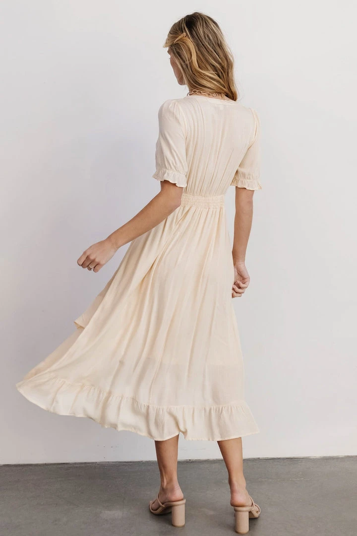 POL Dresses Hannah Midi Dress | Ivory 6 POL Dresses Hannah Midi Dress | Ivory
