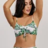 BJB Swim Haven Bikini Top | Green Floral