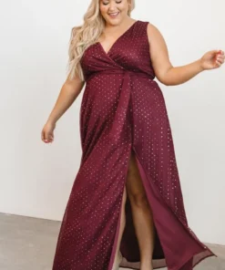 BB Custom Dresses Helen Tank Sparkle Gown | Mulberry