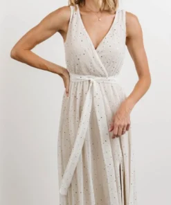 BB Custom Dresses Helen Tank Sparkle Gown | White