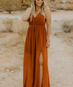 BB Custom Hera Maxi Dress | Copper Dresses
