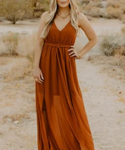 BB Custom Hera Maxi Dress | Copper Dresses