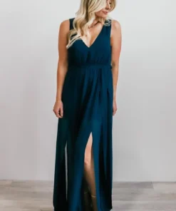 BB Custom Dresses Hera Maxi Dress | Peacock