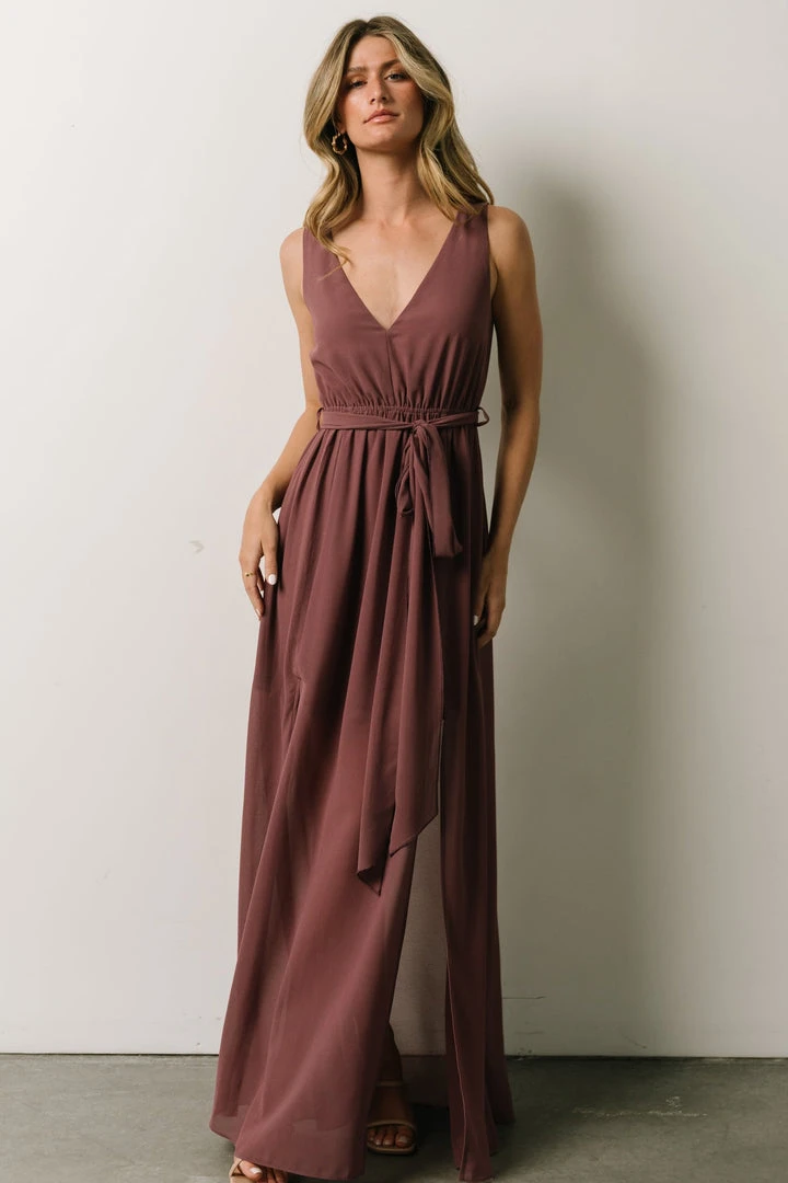 BB Custom Hera Maxi Dress | Vintage Plum 5 BB Custom Hera Maxi Dress | Vintage Plum