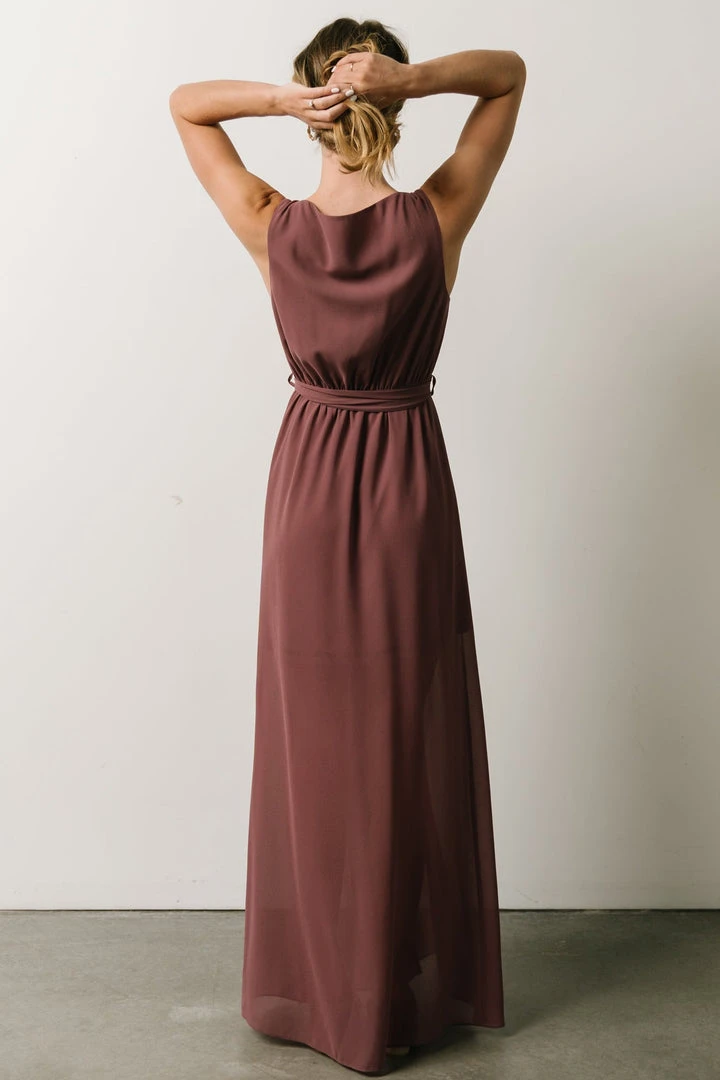 BB Custom Hera Maxi Dress | Vintage Plum 9 BB Custom Hera Maxi Dress | Vintage Plum