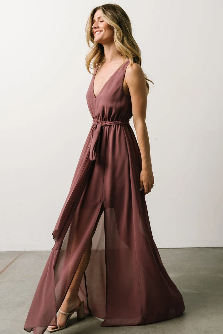 BB Custom Hera Maxi Dress | Vintage Plum 7 BB Custom Hera Maxi Dress | Vintage Plum