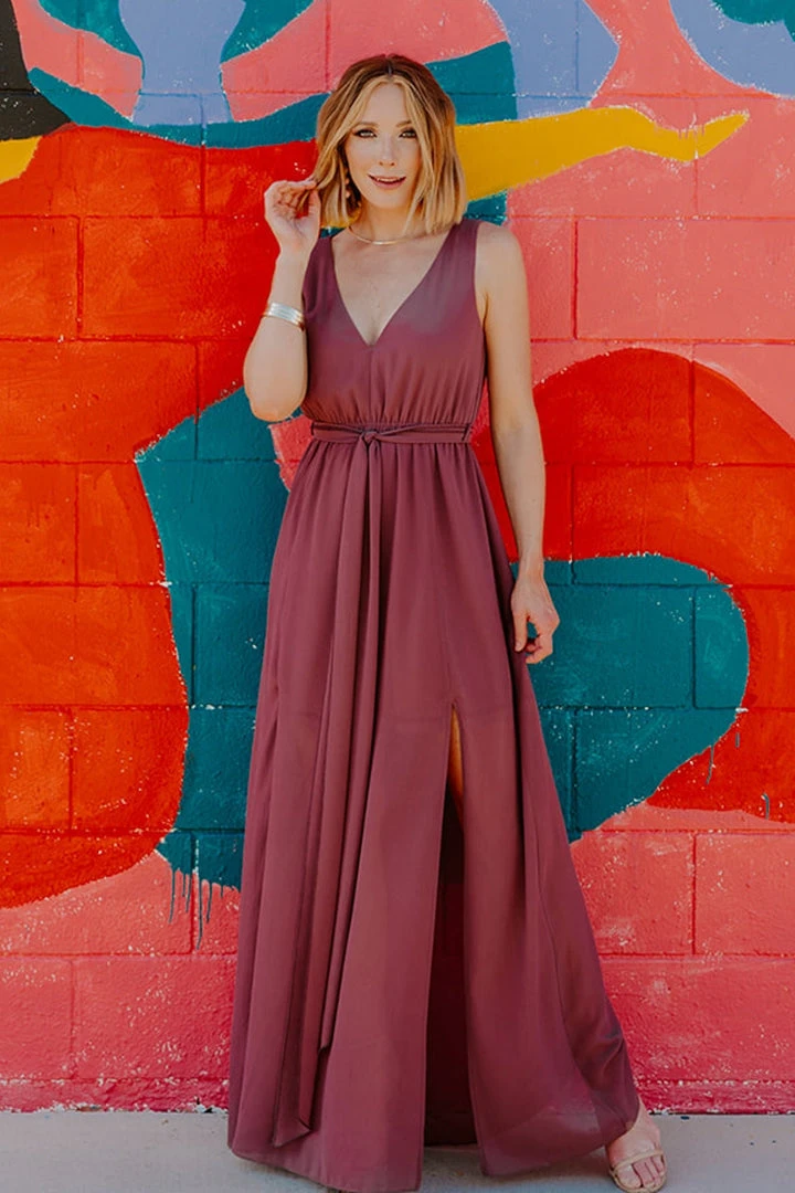 BB Custom Hera Maxi Dress | Vintage Plum 1 BB Custom Hera Maxi Dress | Vintage Plum