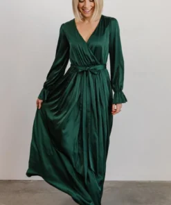 DD Holly Satin Maxi Dress | Dark Green Dresses 16 DD Holly Satin Maxi Dress | Dark Green Dresses
