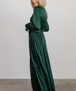 DD Holly Satin Maxi Dress | Dark Green Dresses 15 DD Holly Satin Maxi Dress | Dark Green Dresses