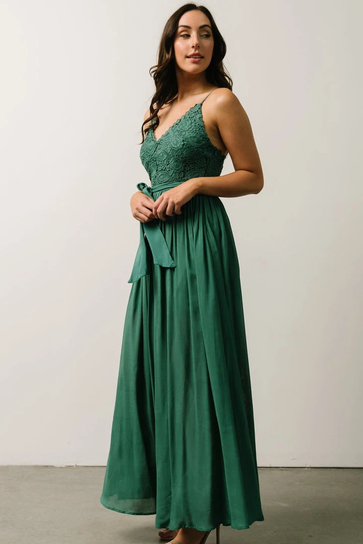 DD Imogene Lace Maxi Dress | Jade 7 DD Imogene Lace Maxi Dress | Jade