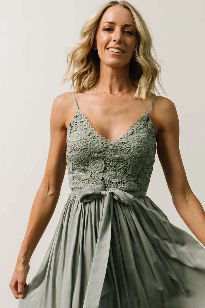 DD Imogene Lace Maxi Dress | Slate Grey Dresses 3 DD Imogene Lace Maxi Dress | Slate Grey Dresses