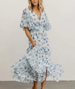 FT Iris Tiered Maxi Dress | Blue + White Floral Dresses 17 FT Iris Tiered Maxi Dress | Blue + White Floral Dresses