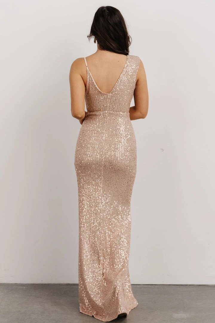 RR Isla Sequin Gown | Champagne Dresses 3 RR Isla Sequin Gown | Champagne Dresses