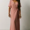 BB Custom Ivy Wrap Maxi Dress | Blush Dresses