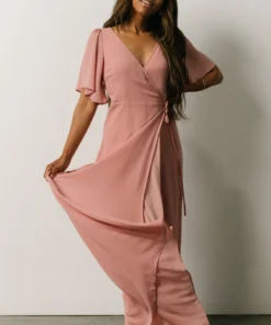 BB Custom Ivy Wrap Maxi Dress | Blush Dresses
