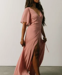 BB Custom Ivy Wrap Maxi Dress | Blush Dresses