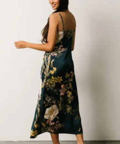 IBS Jackie Column Midi Dress | Navy Floral 11 IBS Jackie Column Midi Dress | Navy Floral