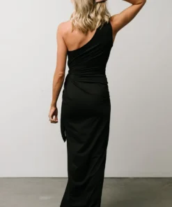 DD Dresses Jaden One Shoulder Maxi Dress | Black