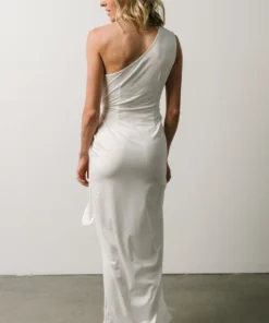 DD Jaden One Shoulder Maxi Dress | Off White 11 DD Jaden One Shoulder Maxi Dress | Off White
