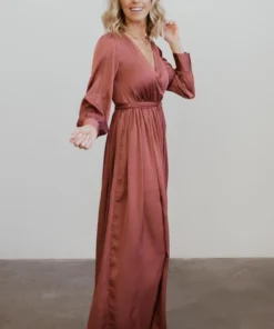 BB Custom Jenna Maxi Dress | Dark Mauve