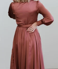 BB Custom Jenna Maxi Dress | Dark Mauve