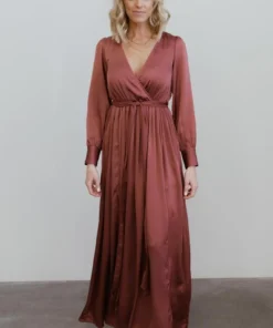 BB Custom Jenna Maxi Dress | Dark Mauve