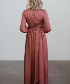 BB Custom Jenna Maxi Dress | Dark Mauve