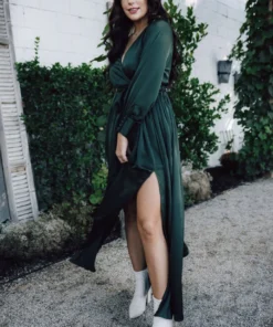 BB Custom Dresses Jenna Maxi Dress | Green