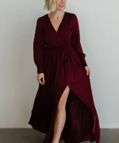 BB Custom Jenna Maxi Dress | Merlot Dresses