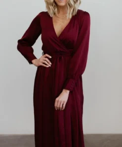 BB Custom Jenna Maxi Dress | Merlot Dresses