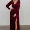 BB Custom Jenna Maxi Dress | Merlot Dresses