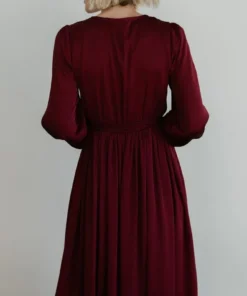 BB Custom Jenna Maxi Dress | Merlot Dresses