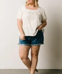 HAY Boho Jennica Square Neck Top | Ivory 10 HAY Boho Jennica Square Neck Top | Ivory